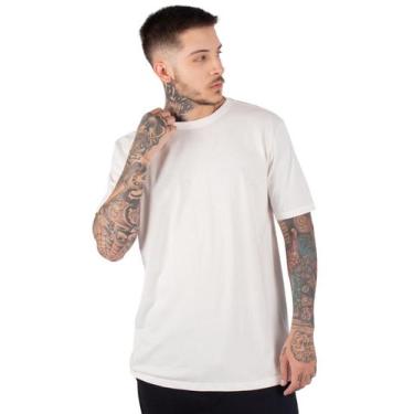 Imagem de Camiseta Basic 100% Algodão Off White Surfwear Camisa Masculina - Brun