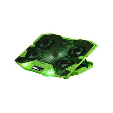 Cooler Gamer para Notebook Multilaser Warrior AC292, com LED - Verde