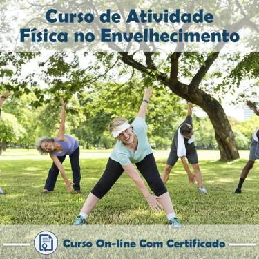 Imagem de Curso online em videoaula sobre Atividade Física no Envelhecimento com Certificado + 2 brindes