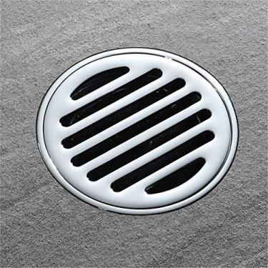 Imagem de Quadrado Anti-odor Quadrado Cobre Ralo de Chão à Prova de Ferrugem Protetores de Drenagem de Banheiro Grade de Barranco Coletor de Ducha Adaptadores de Tampa de Ralo de Chuveiro Preto