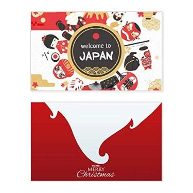 Imagem de Bem-vindo ao Japão, estilo japonês, sushi, feriado, feriado, cartão de felicitações, mensagem de Natal