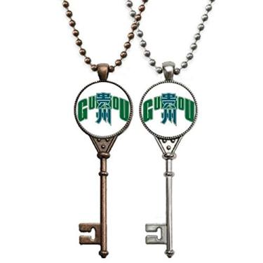 Imagem de OFFbb-USA Guizhou Cidade Província de Guizhou Colar com Pingente Joias Decoração de Casal