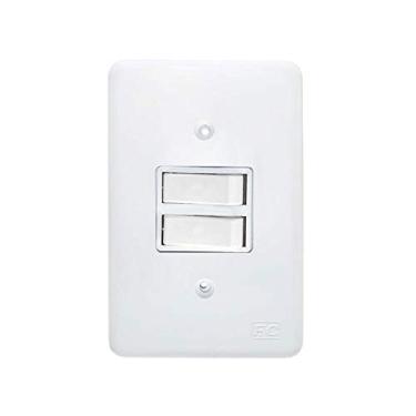 Imagem de 2 Interruptores Simples Com Placa Homelink