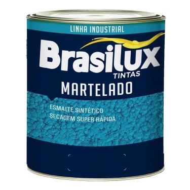 Imagem de Tinta Azul Brasilux Martelado Azul Real 3.6L Extra Rápido