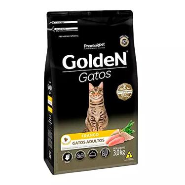 Imagem de Ração Golden Gatos Adultos Frango Arroz 3kg