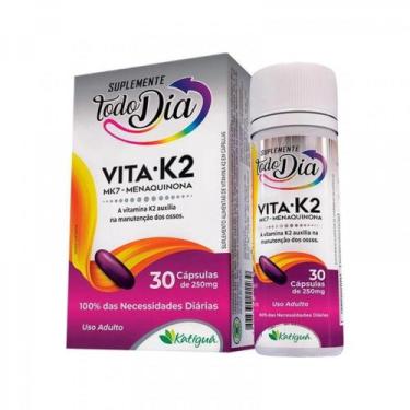 Imagem de Vitamina K2 Mk-7 Menaquinona Katiguá Std 30 Cápsulas
