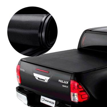 Imagem de Capota Lona Marítima Hilux Cabine Dupla 2016 até 2024 GRX Pro Black Keko