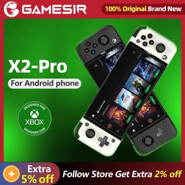 GameSir X2 Controlador de jogos móvel Bluetooth, controlador de telefone  para Android e iOS, suporte de controle de jogo móvel sem fio para Xbox  Game Pass, xCloud, Stadia, Vortex e mais (versão