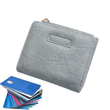 Imagem de Carteira Feminina, Carteira Multi Card Case Indexer Carteira Carteira de Bolso com Zíper, Bolsa porta-cartões com janela de identificação e carteiras de bolso com zíper para mulheres