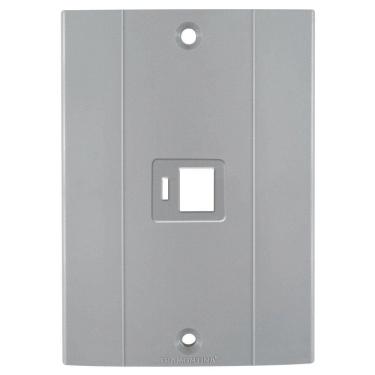 Imagem de Tampa Com Suporte Para 1 Tomada Rj 45 Para Conduletes Plastibox Tramontina