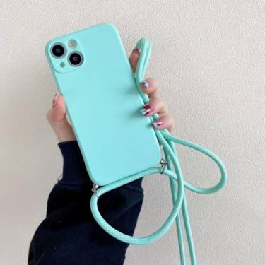 Imagem de Crossbody colar cinta cordão cabo quadrado silicone caso de telefone para huawei p20 p30 lite p40 p50 pro mate 9 10 20 30 capa, x3, para p smart plus