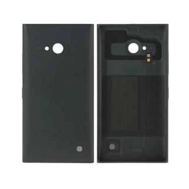 Imagem de SHOWGOOD Capa traseira de bateria para Nokia Lumia 730 para Nokia 735, peças de reposição (preta)