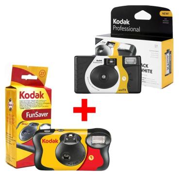Imagem de Câmera Profissional Kodak  400TX B & W Plus  Fun Saver Câmera de Uso Único  Descartável Uma Vez