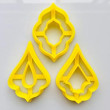 Imagem de CHENRUI 3 Pcs Moroccan Donut Shaped Cutters, Polymer Clay Cutters for Jewelry Making