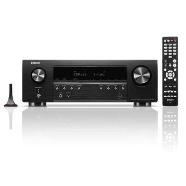 Imagem de Denon Receptor de home theater AVR S770H 7,2 Ch (modelo 2023) receptor HDMI UHD 8K (75W x 7), transmissão sem fio via HEOS, Bluetooth e Wi-Fi integrado, Dolby TrueHD, DTS Neural: X e DTS: X Surround