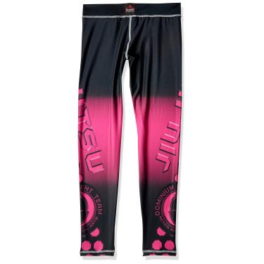 Imagem de Calça de Compressão Termica Legging Feminina - 2482 - Rosa - Jiu Jitsu - G