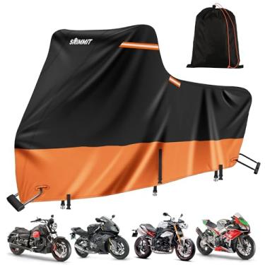 Imagem de Capa para motocicleta ao ar livre, capa de motocicleta 420D impermeável para uso externo, resistente, forro para moto, 5 tiras refletivas, 2 saídas de ar adequadas para Sportster S, Nightster Special