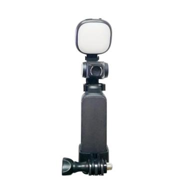 Imagem de Luz de Preenchimento Portátil para Pocket 3, Pocket 3 Action Camera Selfie LED Light Com Suporte, Luz Suave Multi Color Temperature Vlog Selfie Light Com Suporte para Pocket 3 2 1