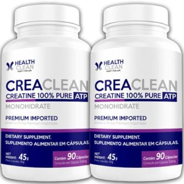 Imagem de 2x Creatina Creaclean 100% Pura - 90 cápsulas - Health Clean