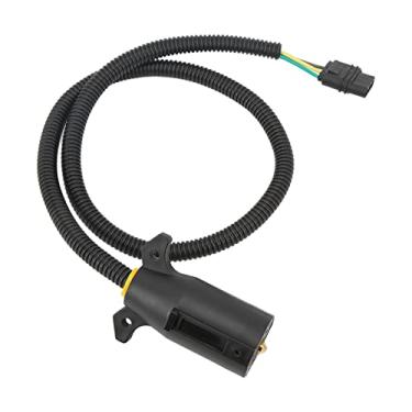 Imagem de Trailer Plano Redondo de 7 Vias e 4 Vias Conector Chicote Elétrico de Controle de Luz de Freio para Veículos de Reboque