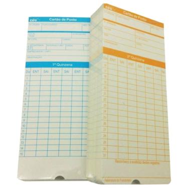 Imagem de Cartão De Ponto Ceu C920 100 Un 2 Cores
