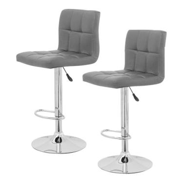 Imagem de Kit 2 Banquetas Cozinha Bar Gomos Balcao Preta !!