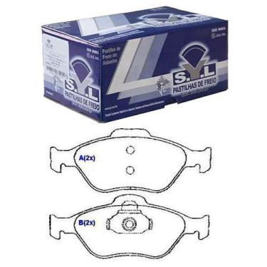 Imagem de Pastilha freio dianteira teves - ecosport 03 a 09 / fiesta 95 a 09 - s