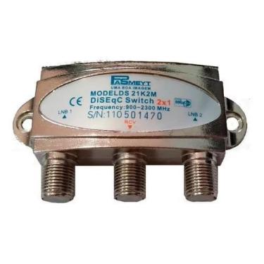 Imagem de Chave Diseqc 2 Entradas De Antena E 1 Saída Para Receptor - Pasmeyt