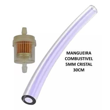 Imagem de Filtro Gasolina Bike Motorizada, Mobilete + 30 Cm Mangueira - DNSA