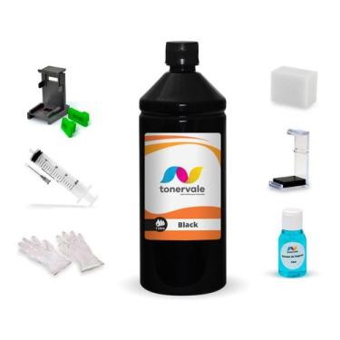 Imagem de Tinta Para HP 5076 5276 3635 664XL Black 1 Litro Platinum - Toner Vale