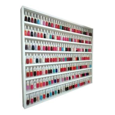 Imagem de Expositor para 100 Esmaltes 100% MDF - Movelaria360