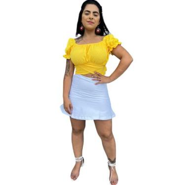 Imagem de Saia Curta Lápis Bandagem Varias Cores Linda Super Estilosa - Anj Moda