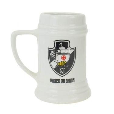 Imagem de Caneca Porcelana Branca 500ml - Vasco - Mileno