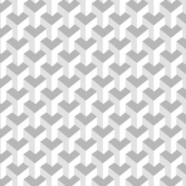 Imagem de Papel De Parede Textura Bloco Cinza E Branco 3D Adesivo - LRP