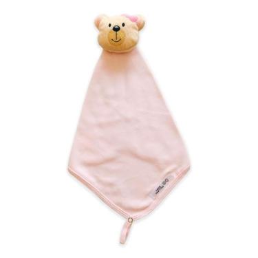 Imagem de Naninha Ursinha Laço Rosa - Mellane Baby, Rosa