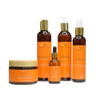 Imagem de Kit Mix Oil Coconut & Argan Hidratante Pós Praia e Piscina - Grandha