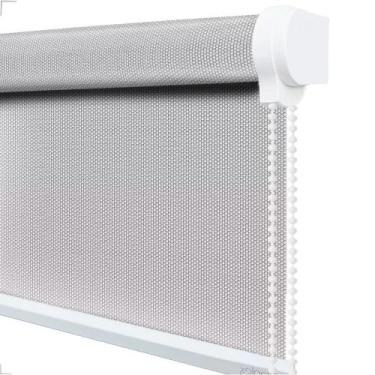 Imagem de Persiana Rolo Screen 3% Cinza - 2,40m x 2,10m - RM Policarbonatos e Ac