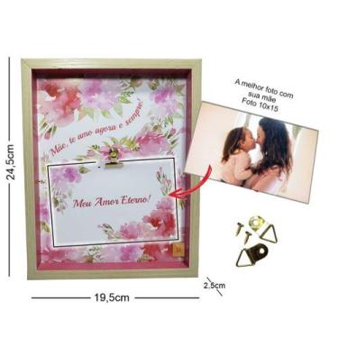 Imagem de Porta Retrato Quadro Mural Frases Motivacionais Dia das Mães - MultiA,