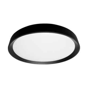 Imagem de Plafon Redondo New Space 40W LED Multicor 48cm Preto 2078 - S&L Ilumin