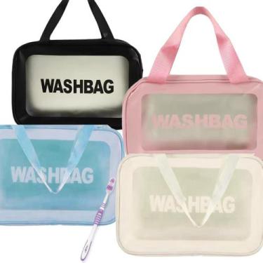 Imagem de Bolsa Nécessaire Washbag Impermeável Grande Escova de Dente  - Mormino