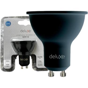 Imagem de Lampada Led Dicroica MR16 GU10 Preto 4,8W Branco Frio 6500K - Avant, 3