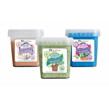 Imagem de Adubo para orquidea kit com 3 potes - Fertilizer