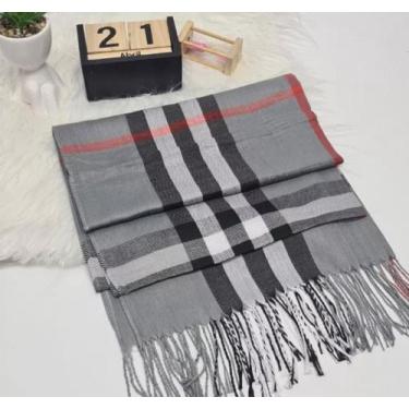 Imagem de Cachecol Lenço Pashminas Echarpe Femino/Unissex/ Masculino Para Frio I