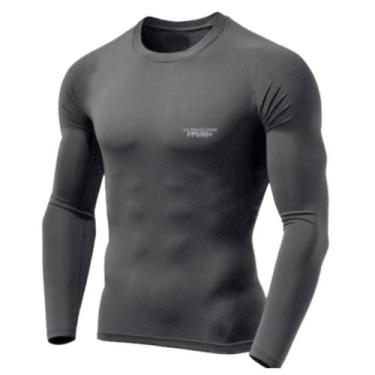 Imagem de Camiseta Uv Dry Masculina Manga Longa Segunda Pele Térmica Proteção So