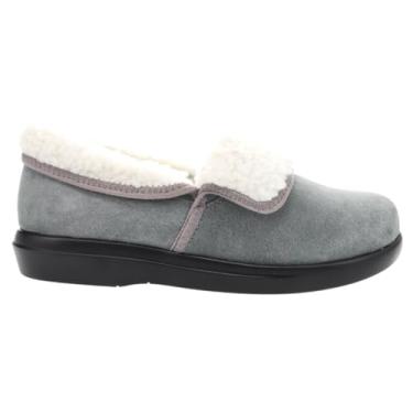 Imagem de Propét Pantufas femininas casuais Colbie Slip-On, Cinza, 7 Wide