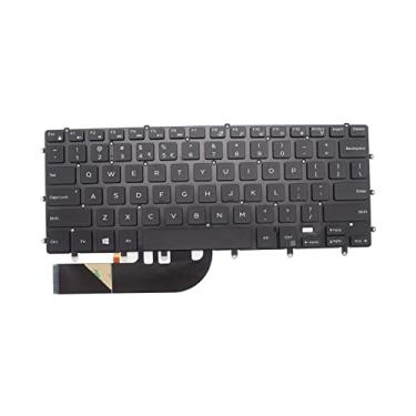 Imagem de Novo teclado de substituição para teclado Dell XPS 15 9550 9560 9570 Inspiron 15 7000 15-7558 15-7568 Precision 5510 m5510 5520 5530 P55F P56F 0GDT9F GDT9F NSK-LV-LV. 0BW retroiluminado EUA