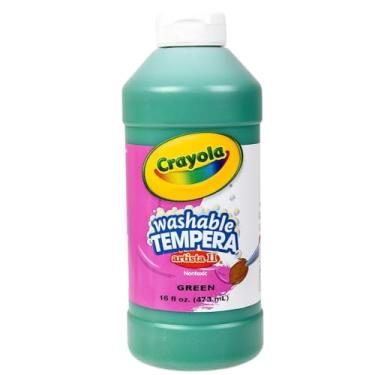 Imagem de Crayola Artista II Washable Tempera Paint, Pint, Green