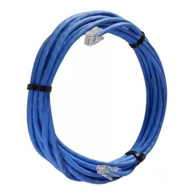 Imagem de Cabo de Rede Cat 5e MPT Interno 15 Metros U/UTP 4P X 24AWG  Azul Com C