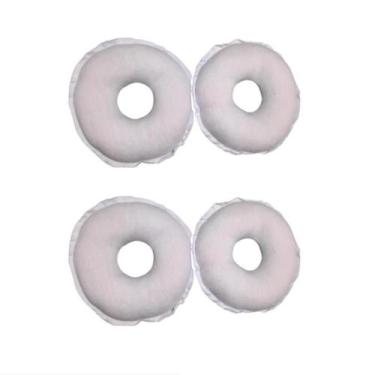 Imagem de Rosquinha de Amamentação 2 PARES C/4 UNIDADES Protetores Carícia Baby 
