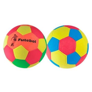 Imagem de Kit 2 Bolas de Futebol Apolo em EVA Piscinas Praias Quadra - Apolo Bri